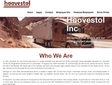 Tablet Screenshot of hoovestol.com